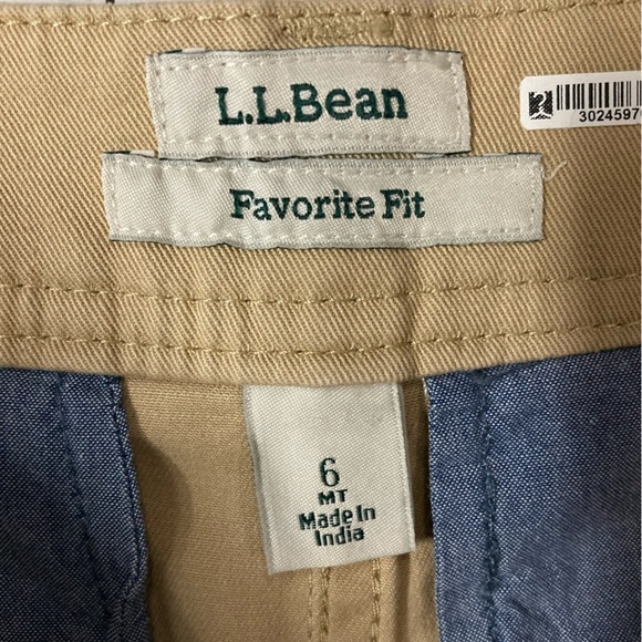 L.L. Bean Women’s Tan Size 6 MT Favorite Fit Trouser Pants - Picture 3 of 6